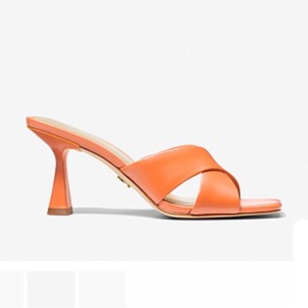 Michael Michael Kors Clara Mules Orange Size 9M